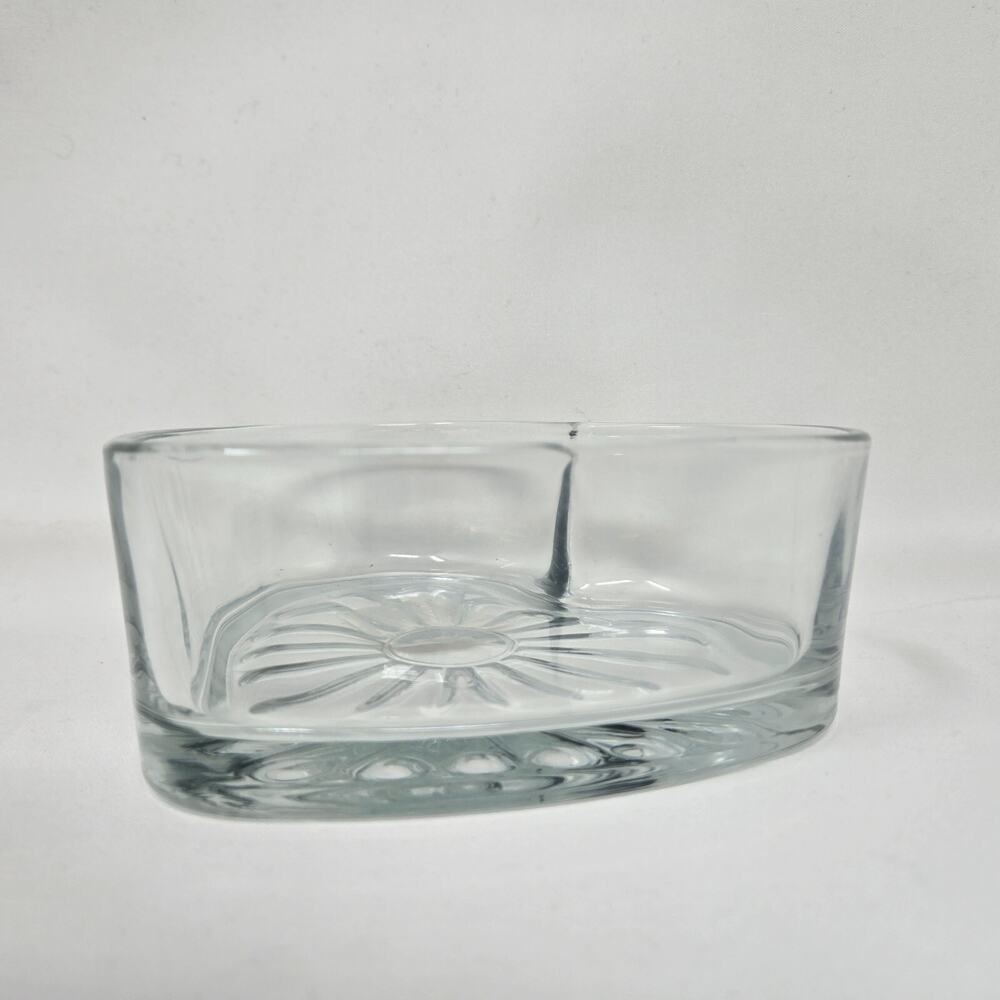 Libbey Clear Heart Shaped Glass Bowl Candy Dish Trinket Valentines 5072-7621 - Picture 11 of 12